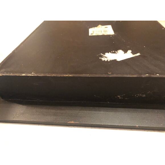 Vintage African Tribal Mask Wooden Shadow Box Black Velvet 3D Abstract Design - Picture 6 of 6